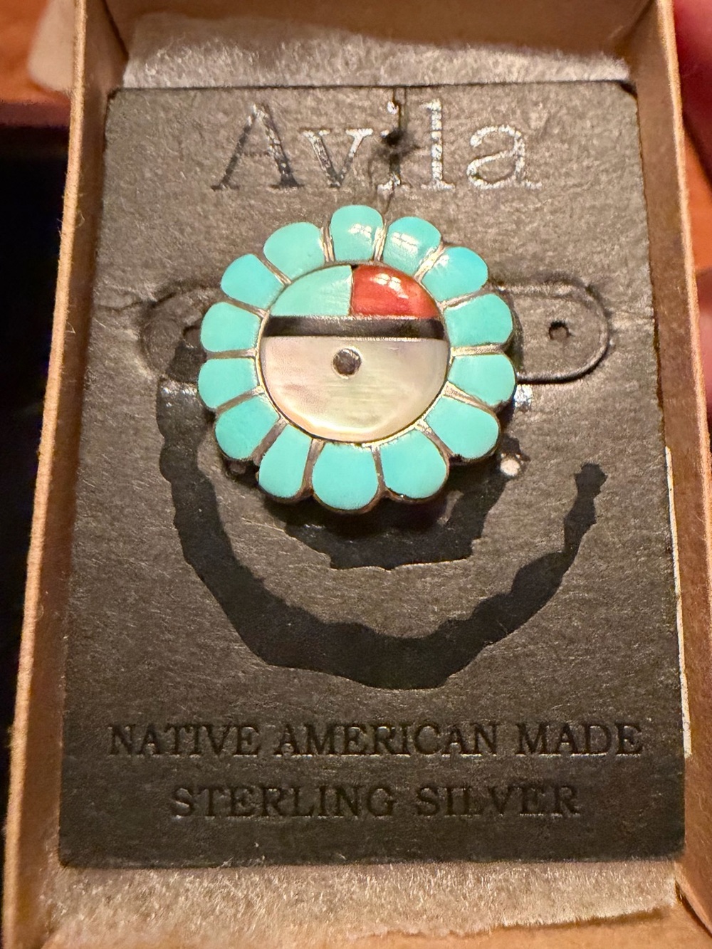 Avila Men’s tie tack NWT  Sterling Silver